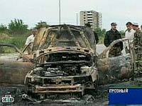 В Грозном расстрелян автомобиль с милиционерами